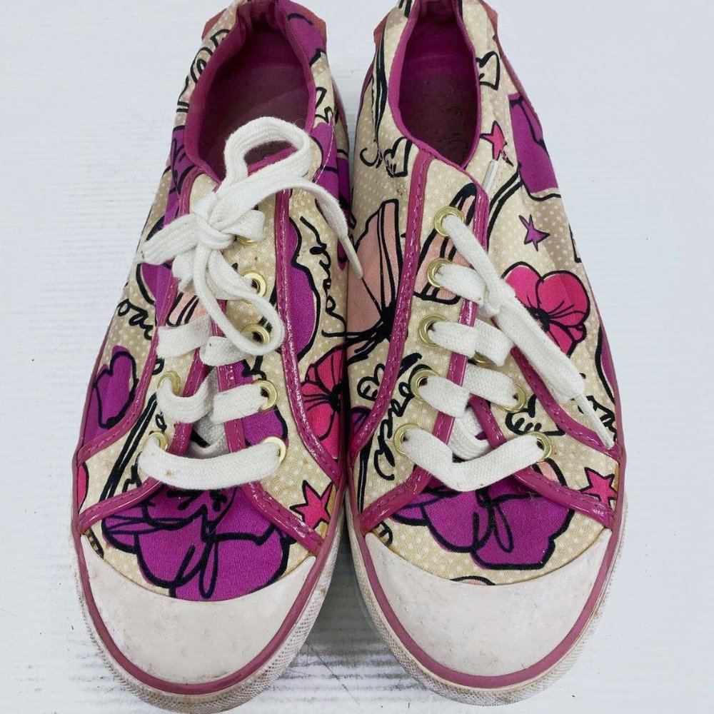 Coach Barrett Poppy Petal Pink Sneakers size 8